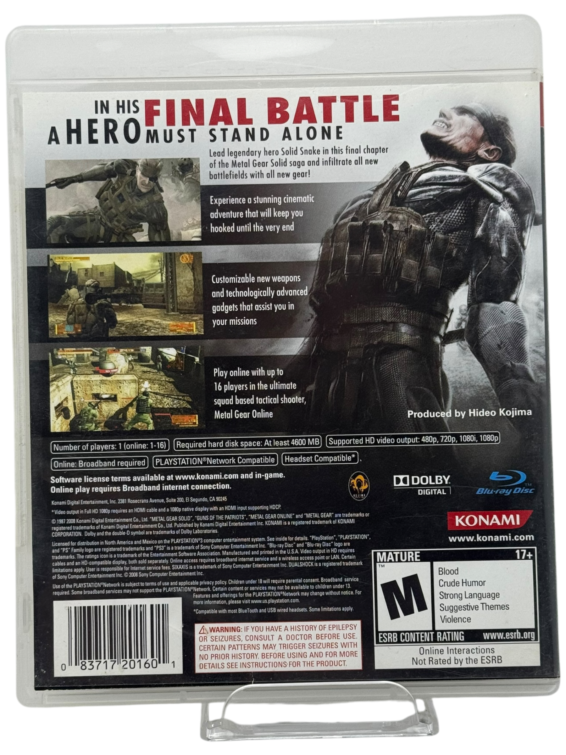 Metal Gear Solid 4 Guns Of The Patriots