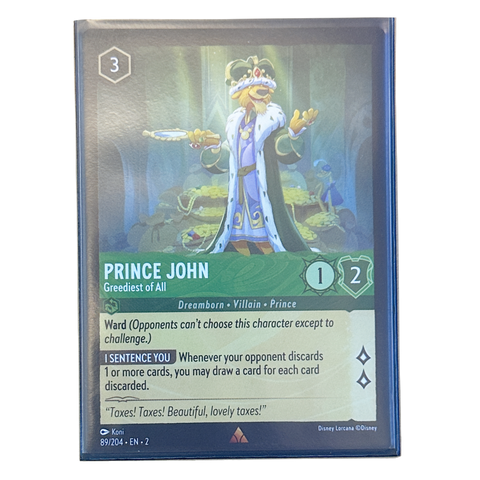Prince John - Greediest of All
