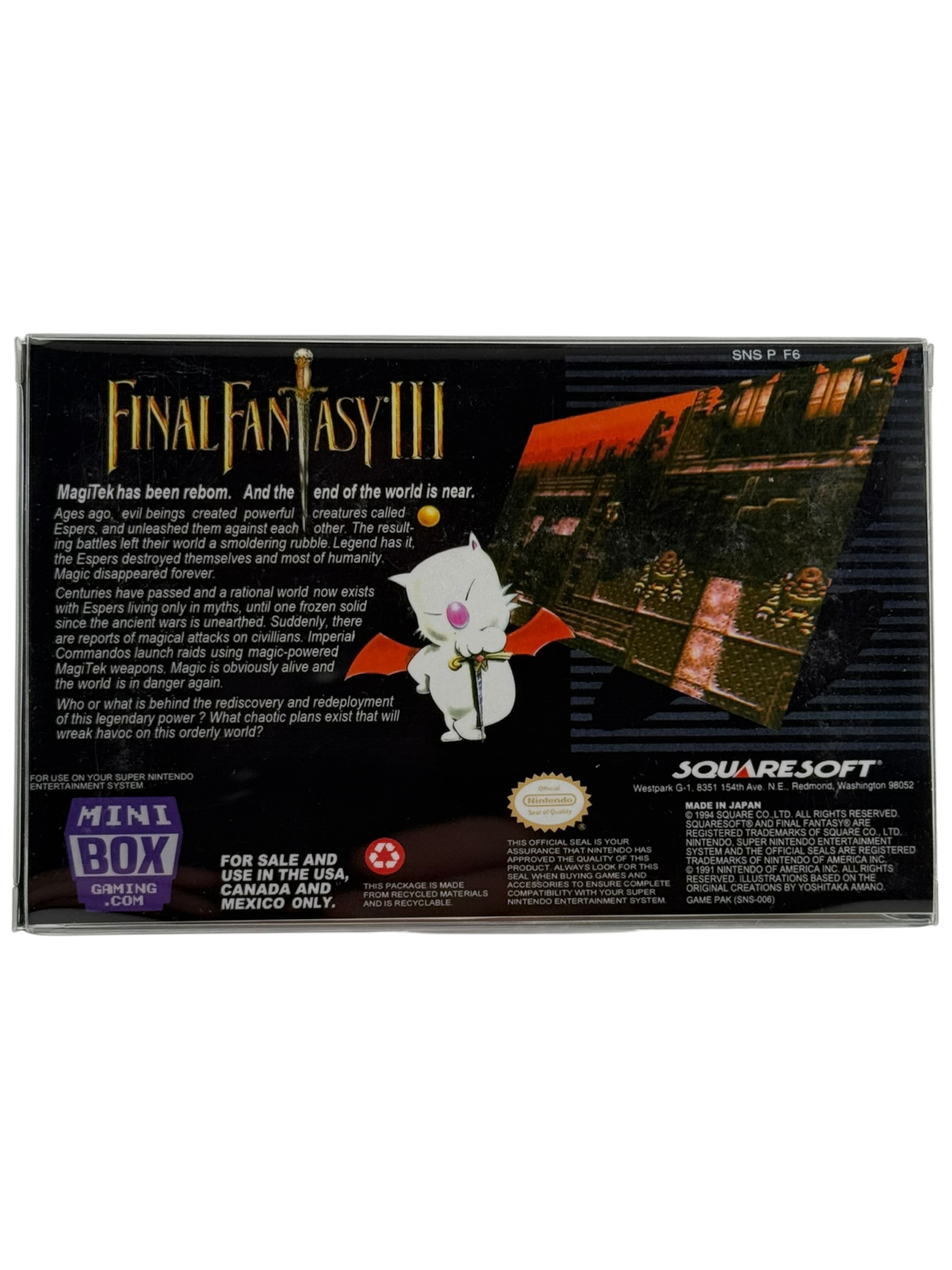 Final Fantasy III [Mini Reproduction Box]