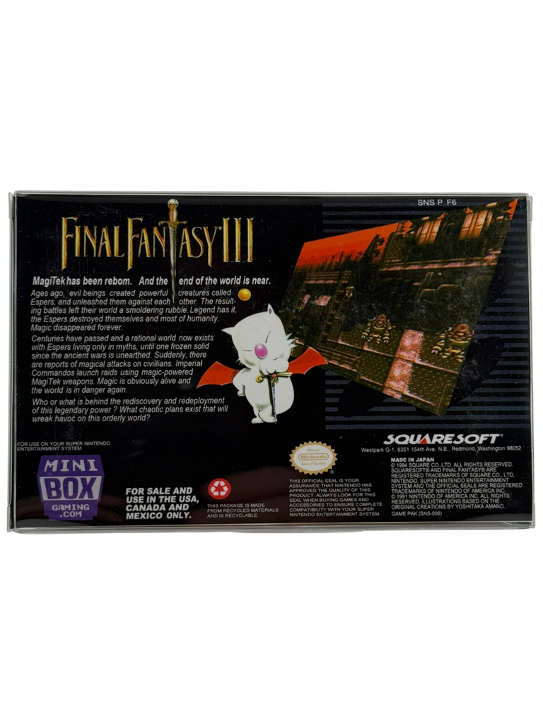 Final Fantasy III [Mini Reproduction Box]