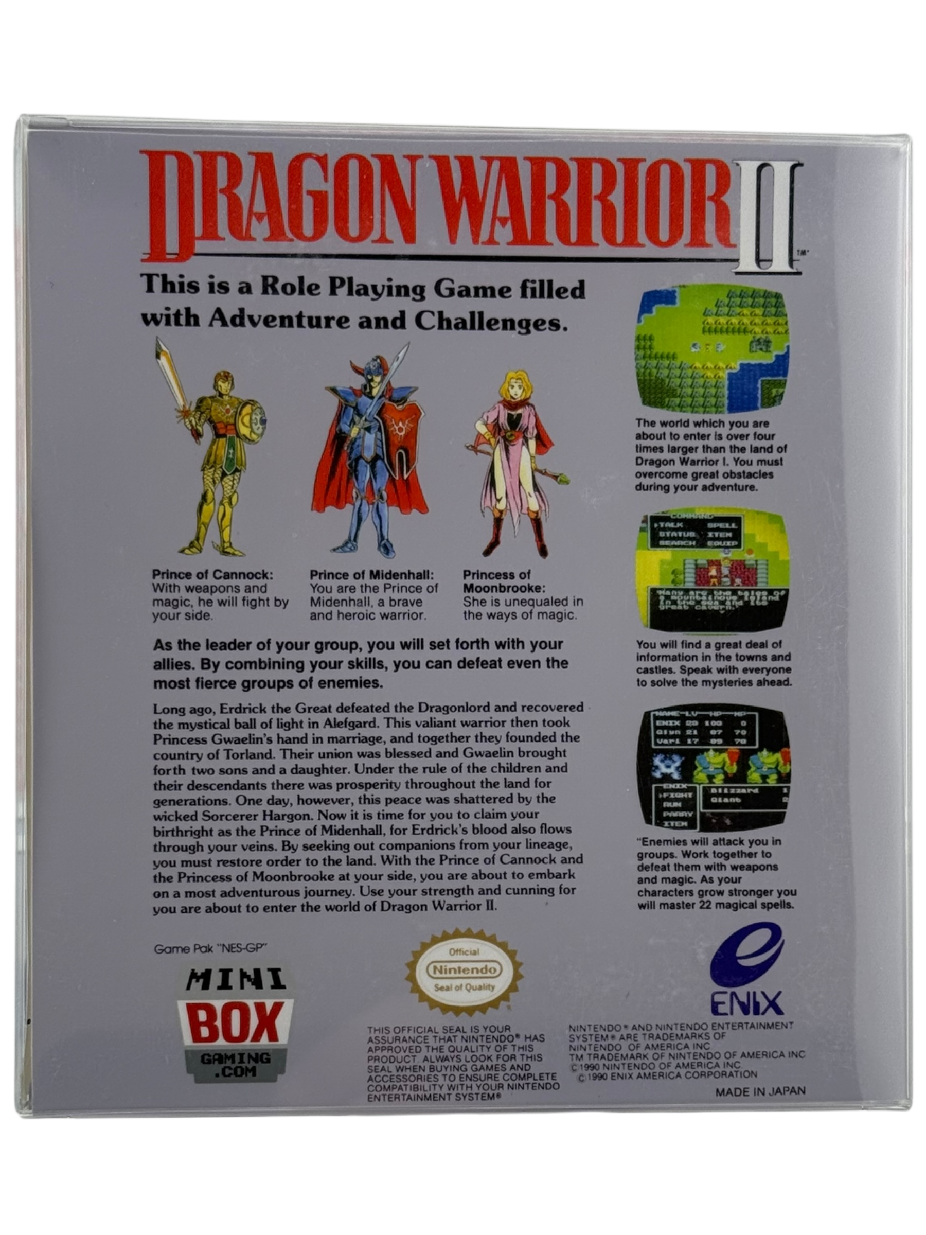 Dragon Warrior II [Mini Reproduction Box]
