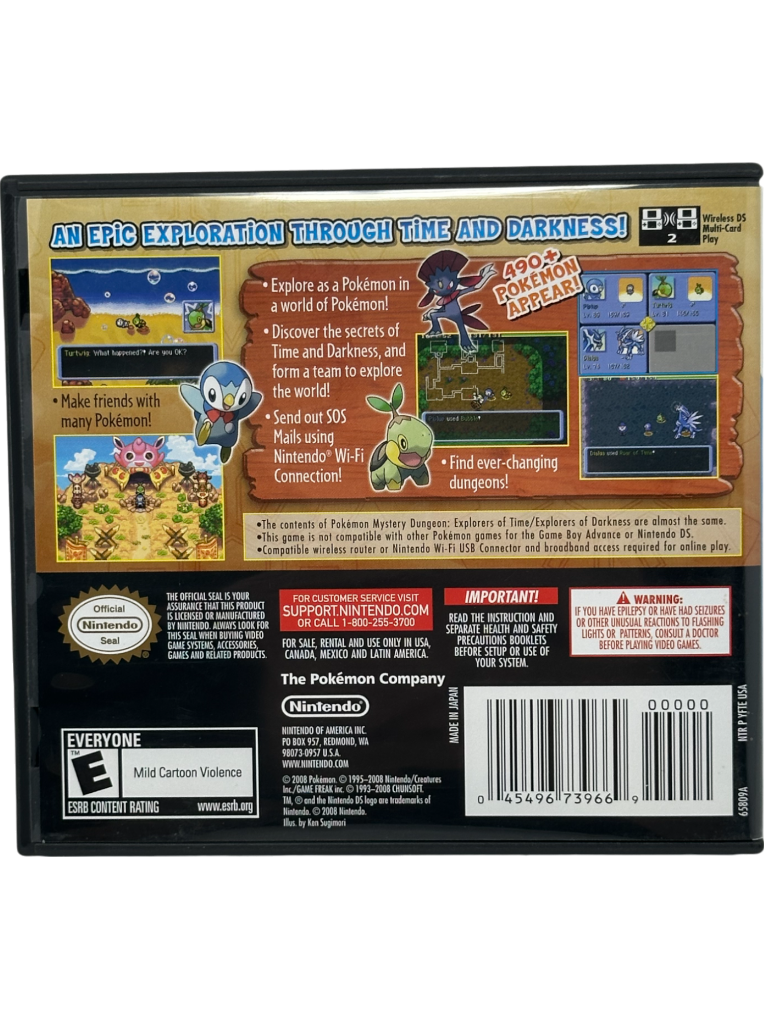Pokemon Mystery Dungeon Explorers of Time