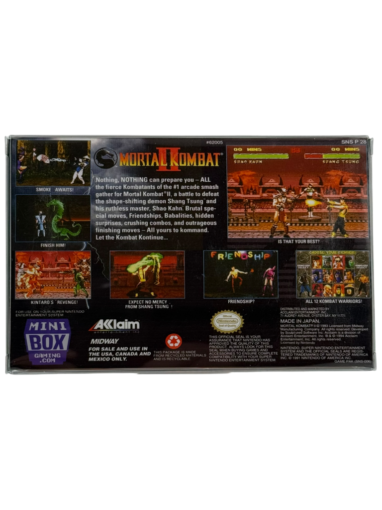 Mortal Kombat II [Mini Reproduction Box]