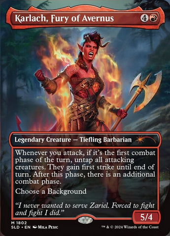 Karlach, Fury of Avernus (Rainbow Foil)