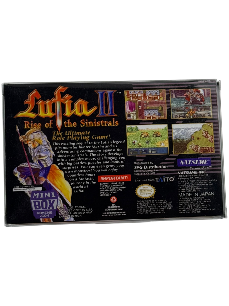 Lufia II: Rise of the Sinistrals [Mini Reproduction Box]
