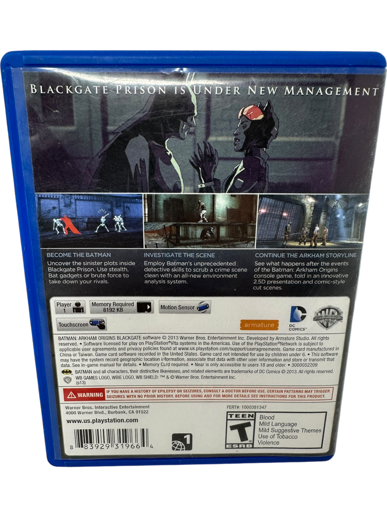 Batman: Arkham Origins Blackgate