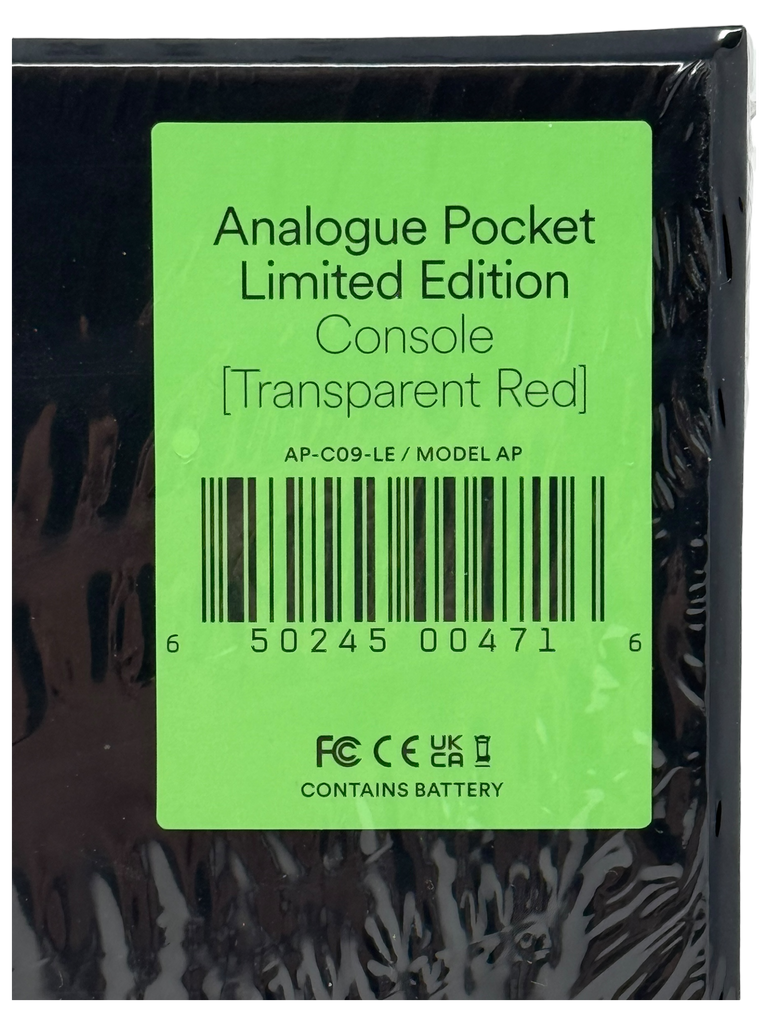 Analogue Pocket - Transparent Red