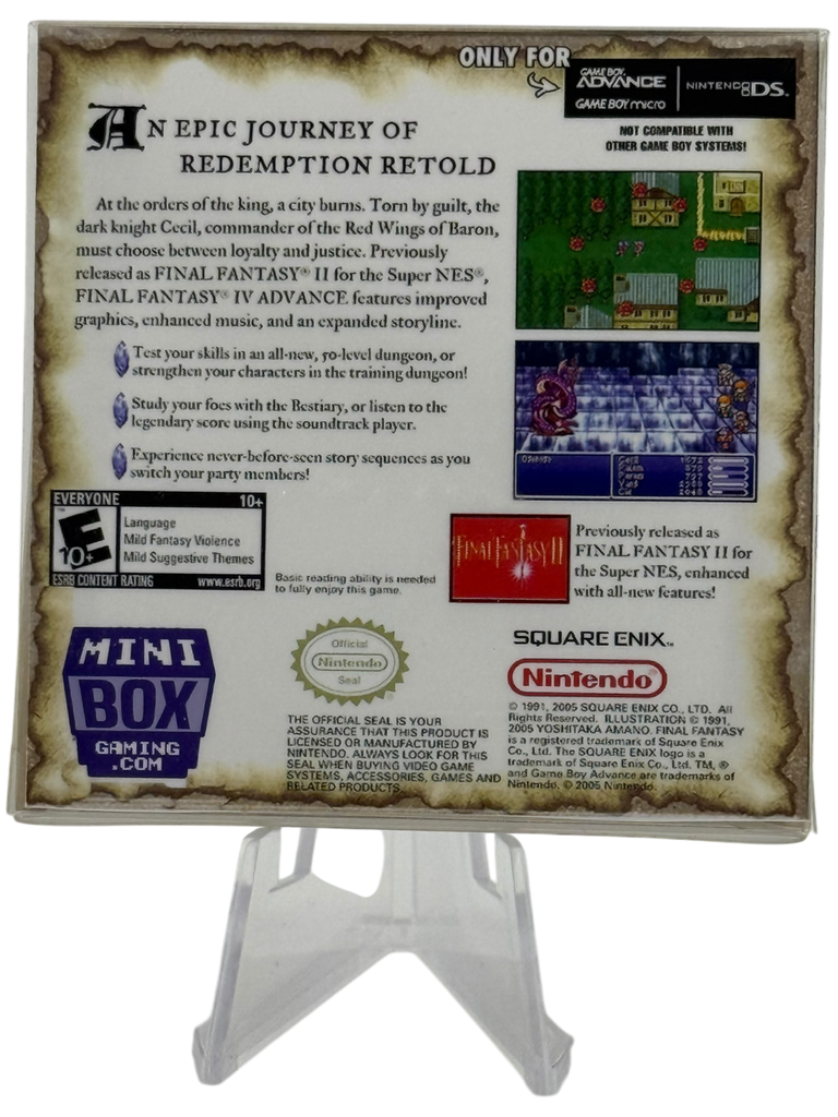 Final Fantasy IV Advance [Mini Reproduction Box]