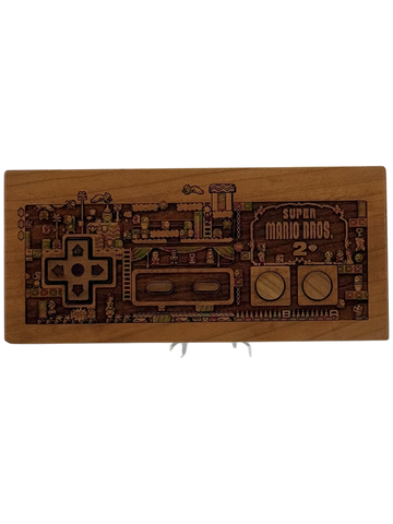 Super Mario Bros. 2 - Wooden NES Controller [Spitfire Labs]