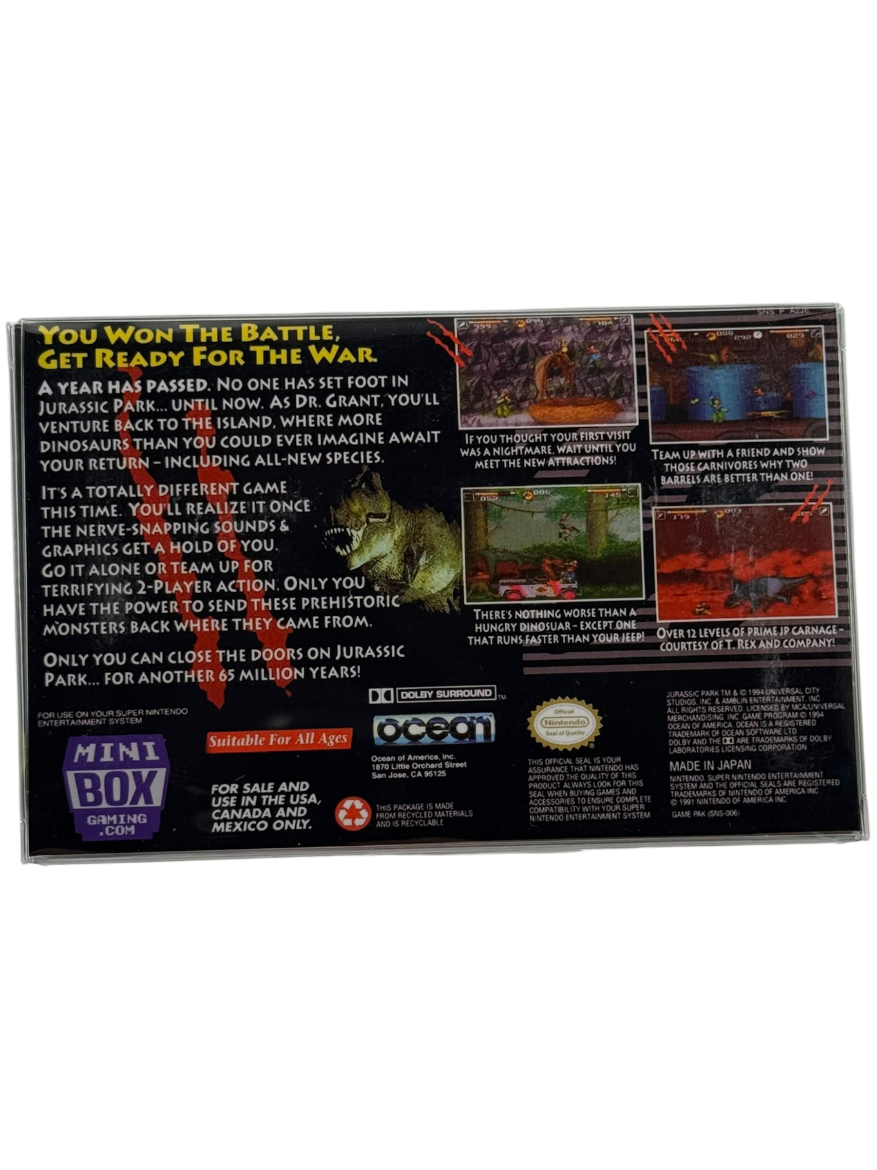 Jurassic Park Part 2: The Chaos Continues [Mini Reproduction Box]