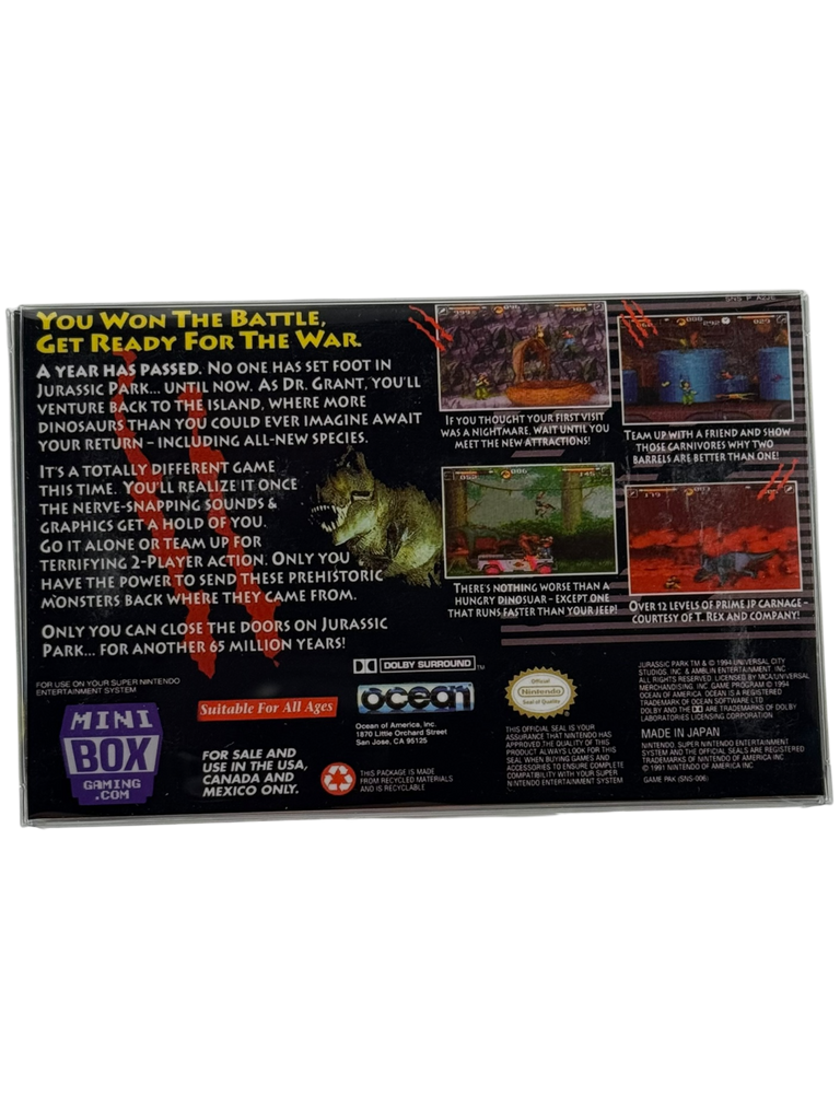 Jurassic Park Part 2: The Chaos Continues [Mini Reproduction Box]