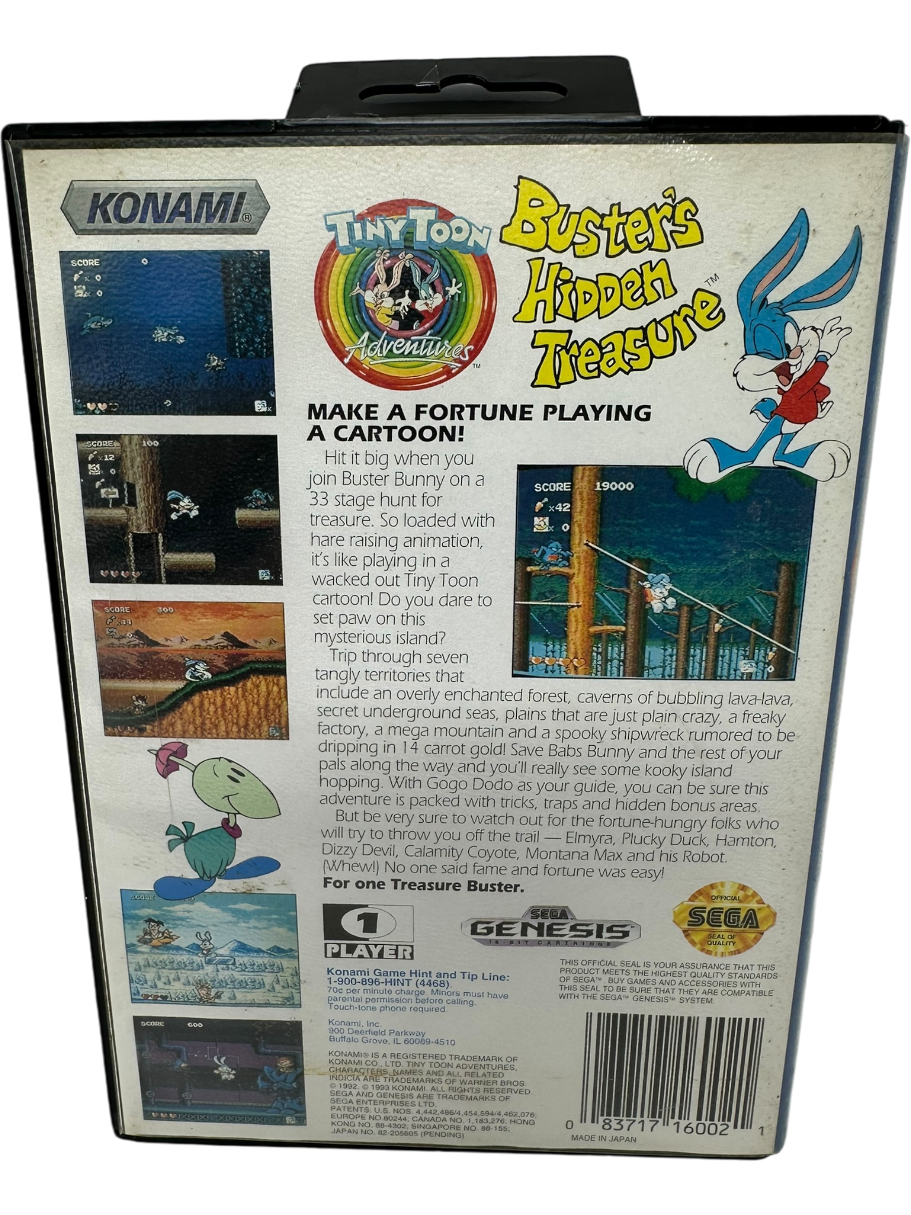 Tiny Toon Adventures Buster's Hidden Treasure