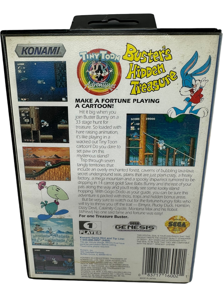 Tiny Toon Adventures Buster's Hidden Treasure