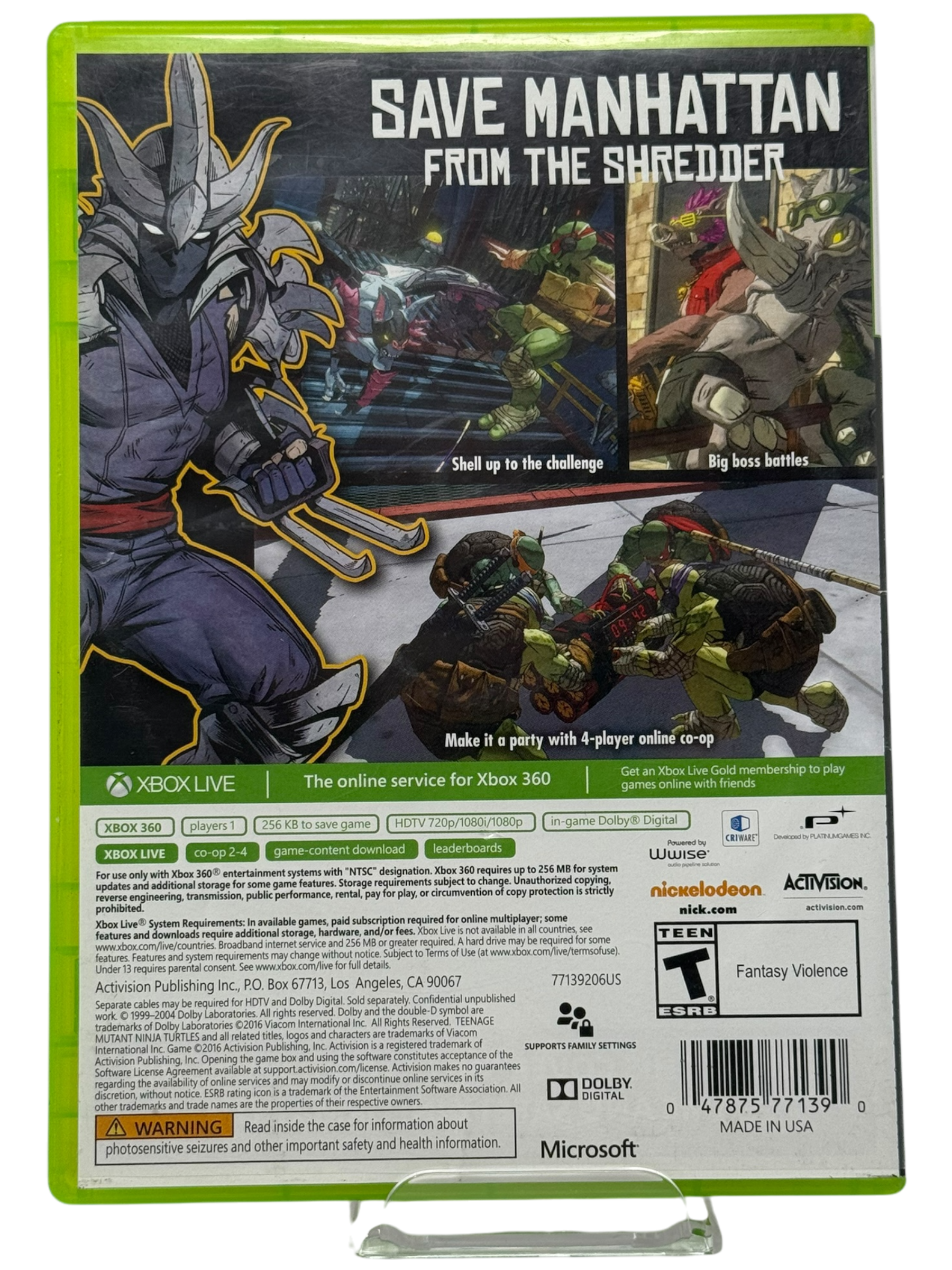 Teenage Mutant Ninja Turtles Mutants in Manhattan