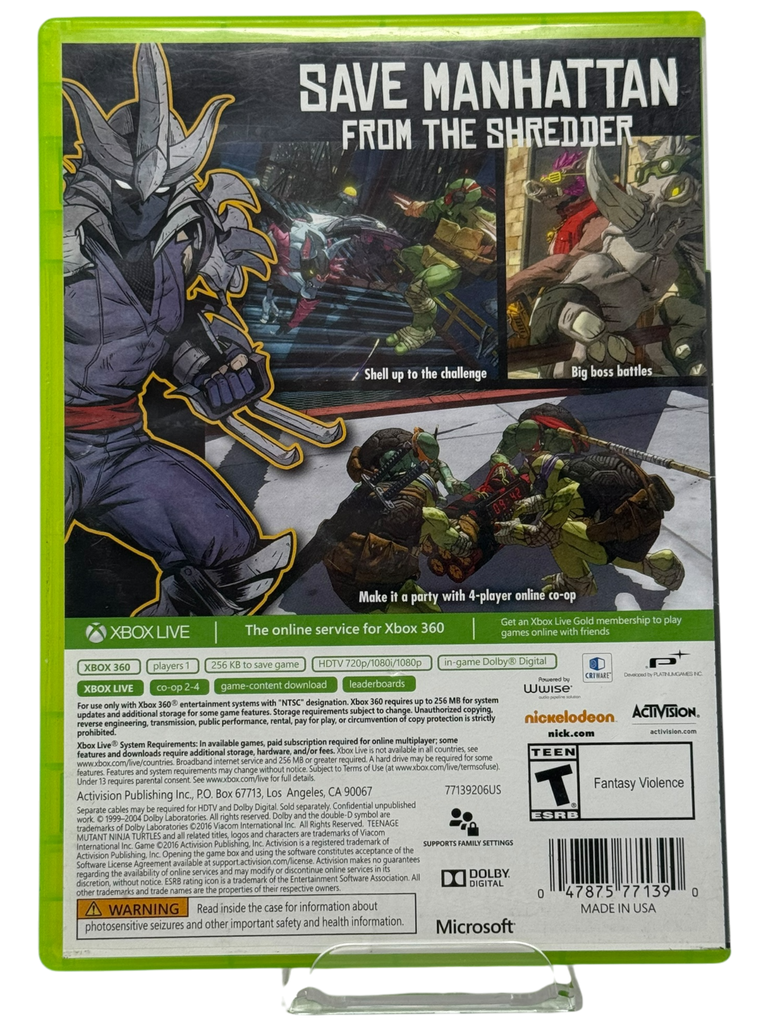 Teenage Mutant Ninja Turtles Mutants in Manhattan