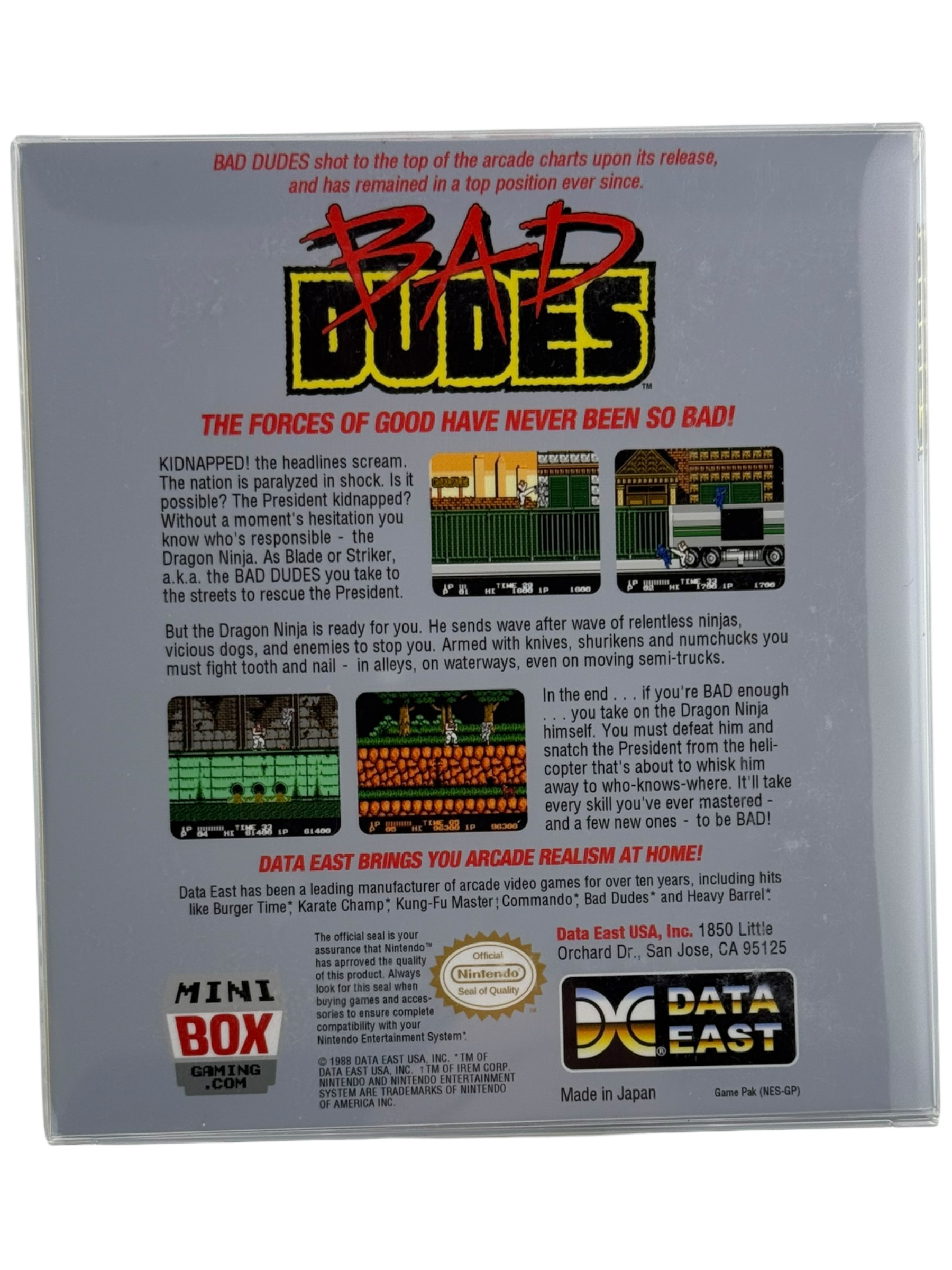 Bad Dudes [Mini Reproduction Box]