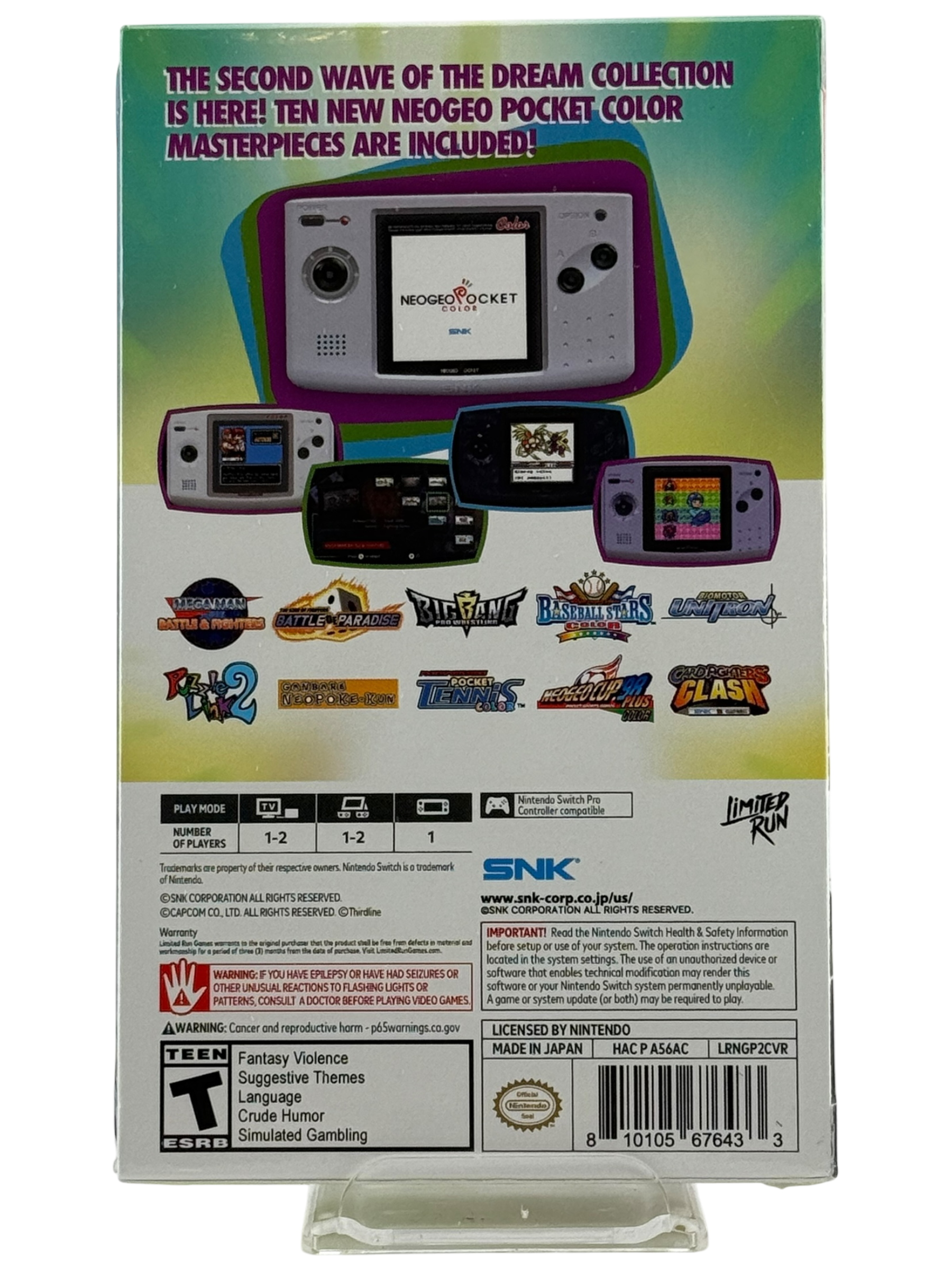 NeoGeo Pocket Color Selection Vol. 2 [Steelbook Bundle]