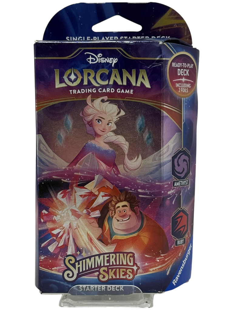 Disney Lorcana: Shimmering Skies Starter Deck (Amethyst & Ruby)