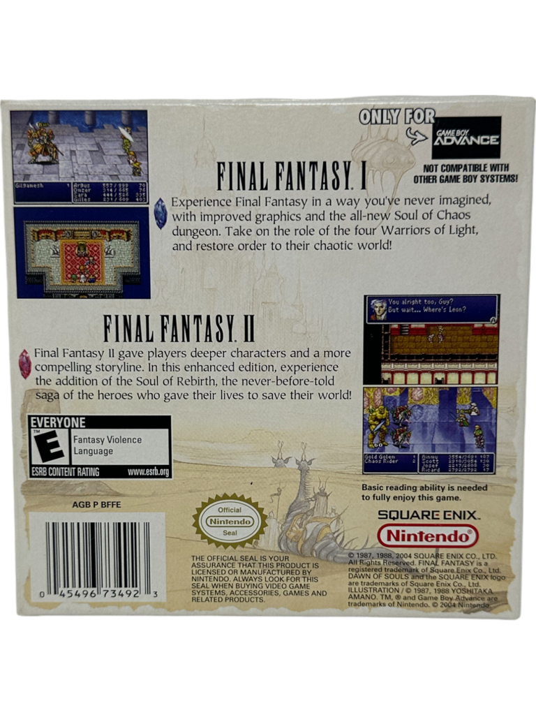 Final Fantasy I & II Dawn of Souls