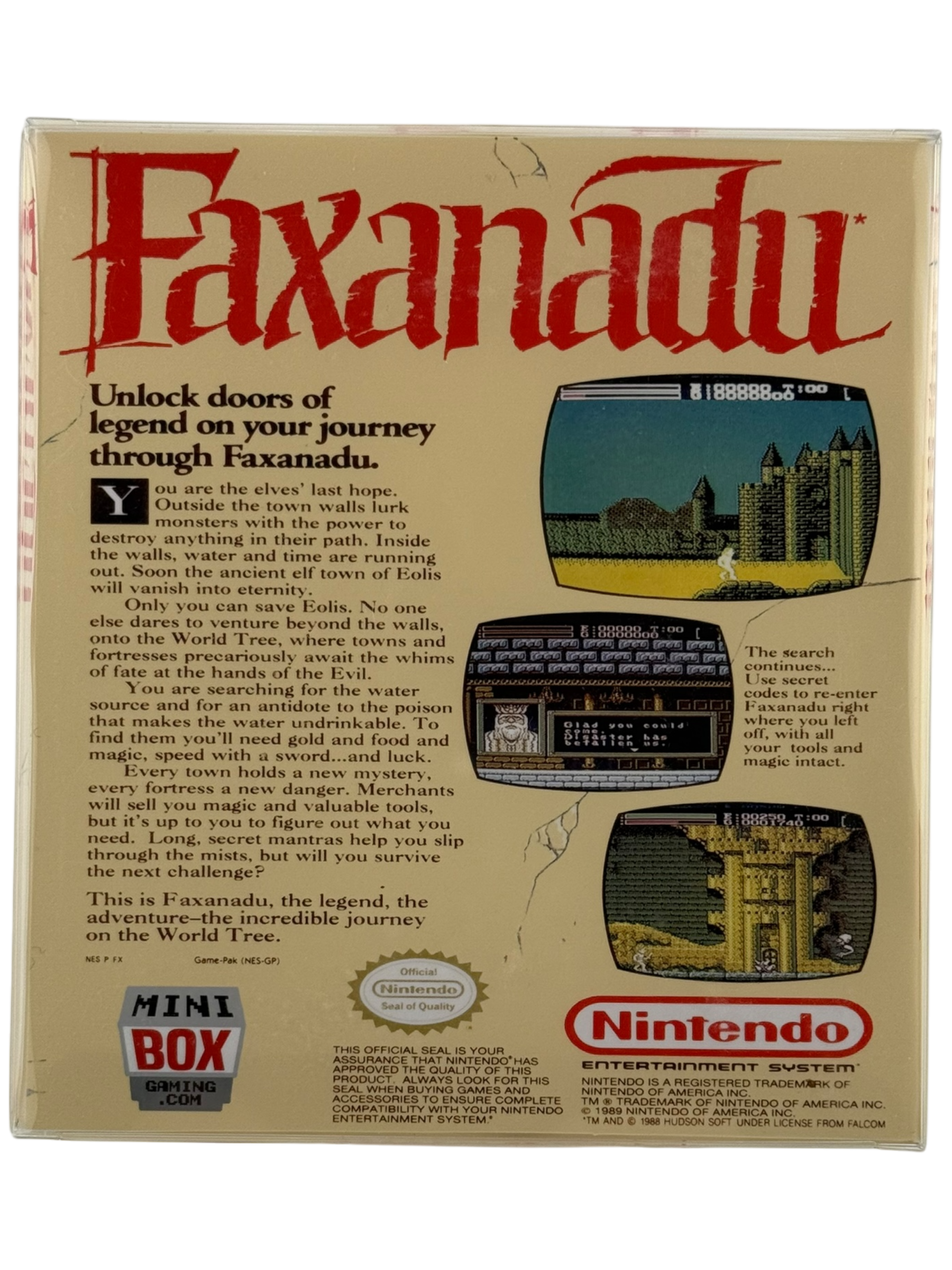Faxanadu [Mini Reproduction Box]