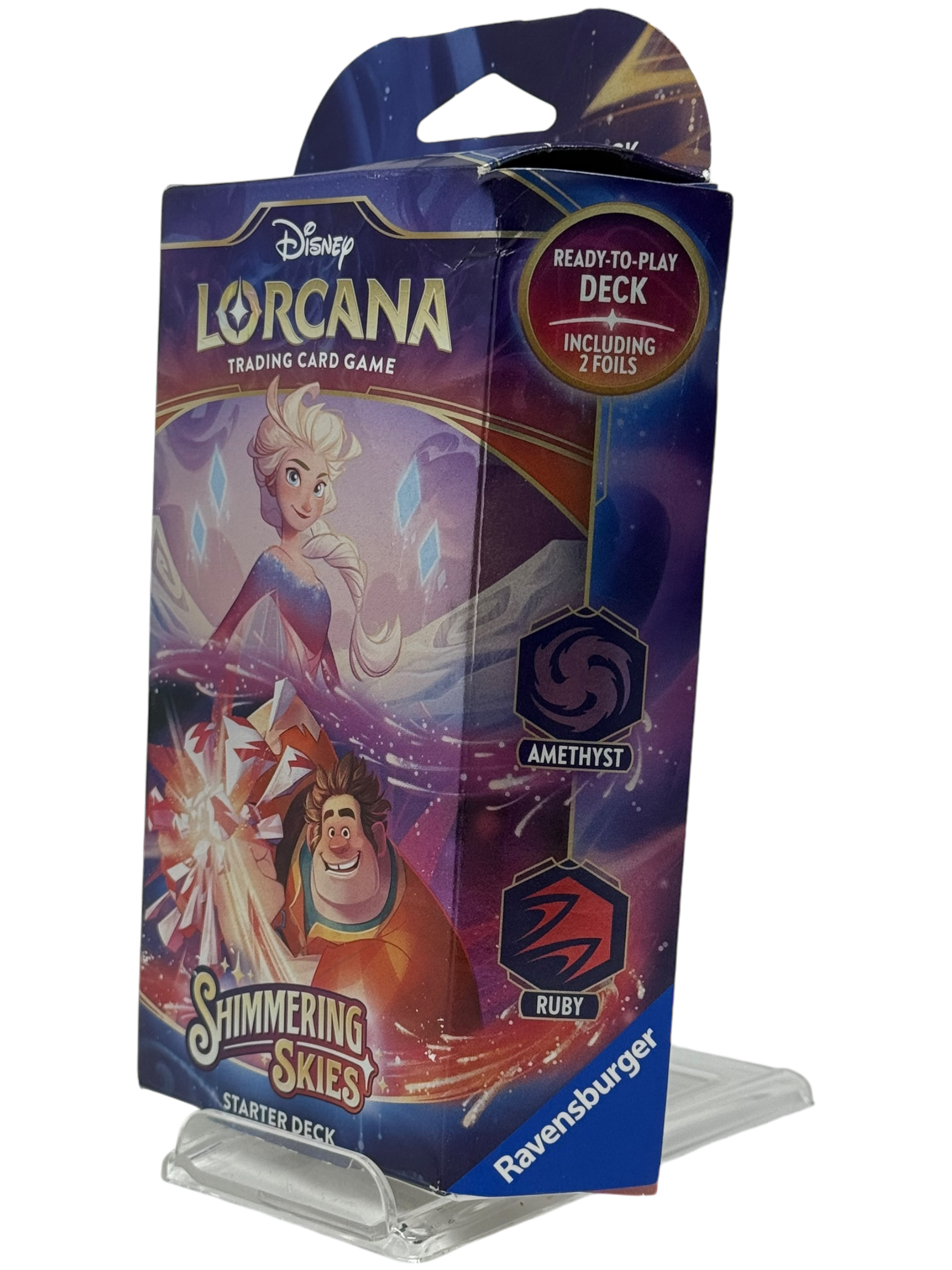 Disney Lorcana: Shimmering Skies Starter Deck (Amethyst & Ruby)