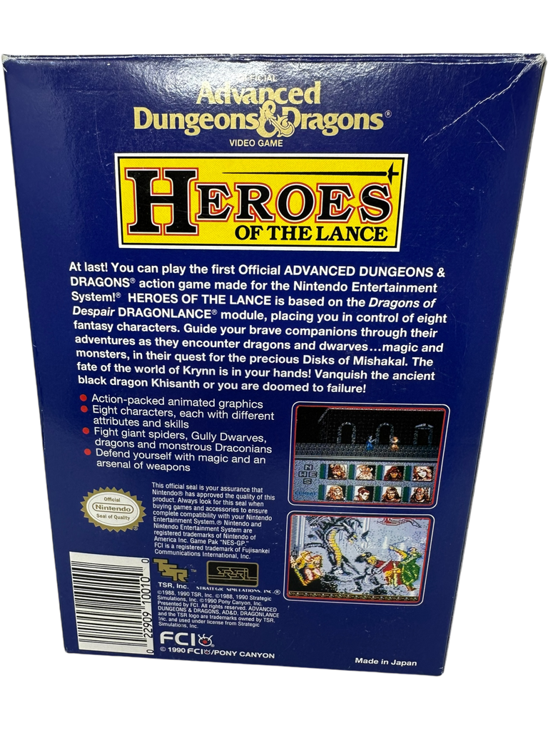 Advanced Dungeons & Dragons Heroes of the Lance