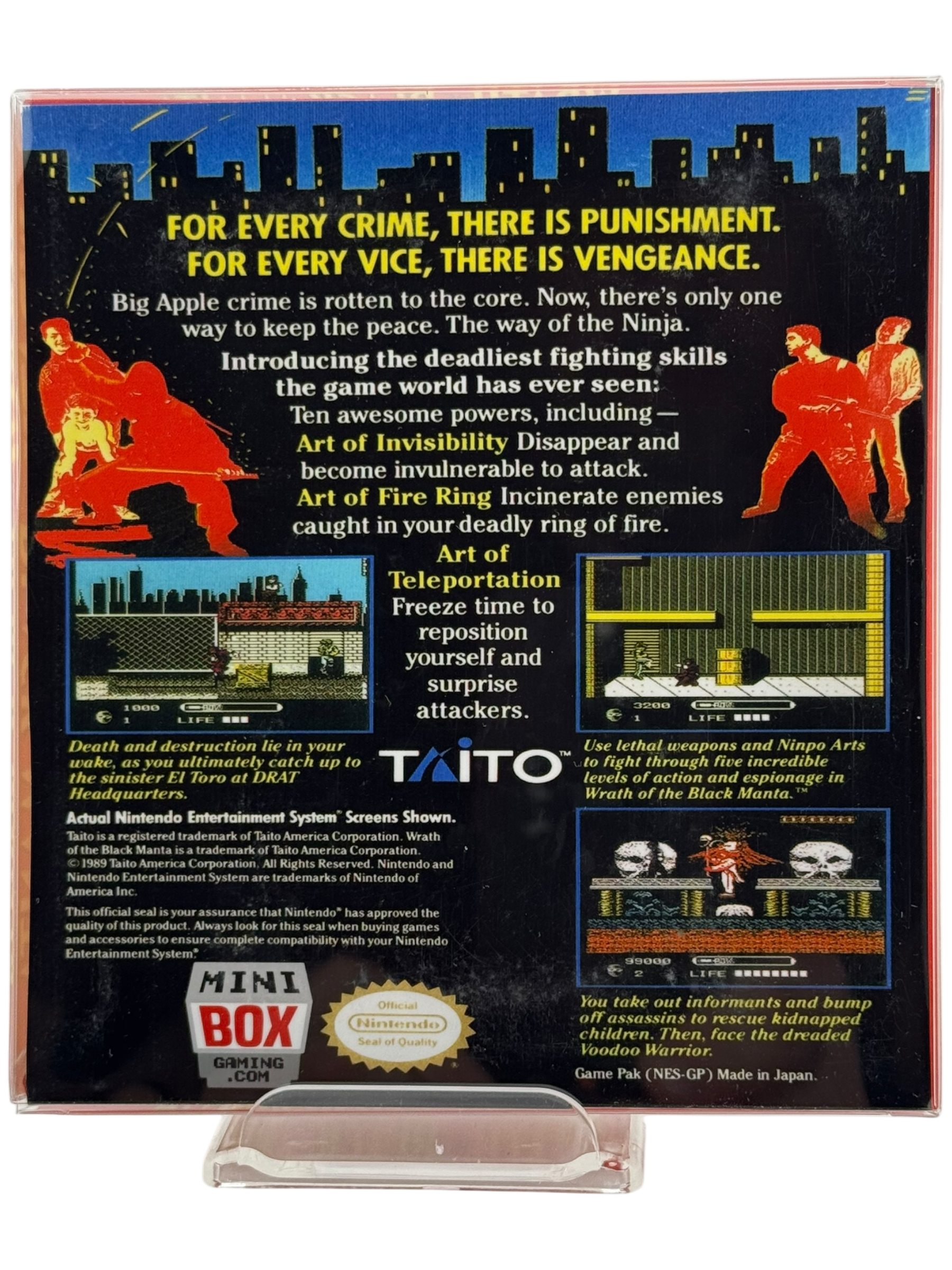 Wrath of the Black Manta [Mini Reproduction Box]