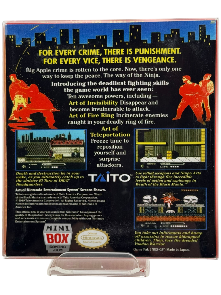 Wrath of the Black Manta [Mini Reproduction Box]