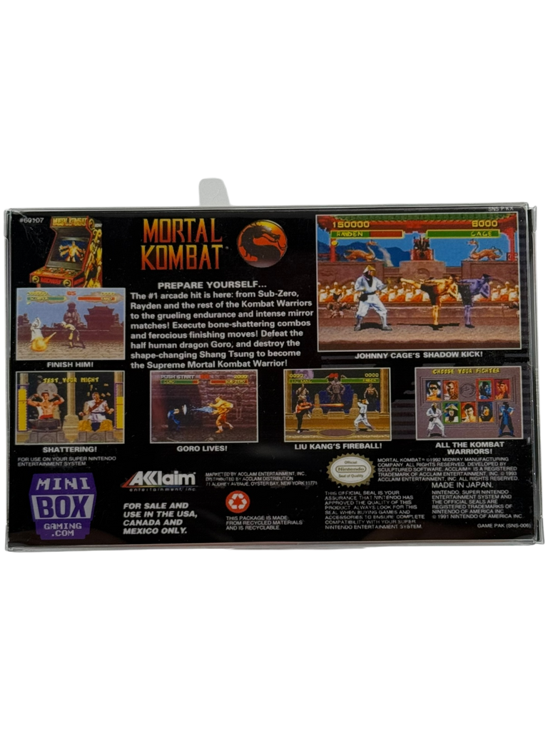 Mortal Kombat [Mini Reproduction Box]