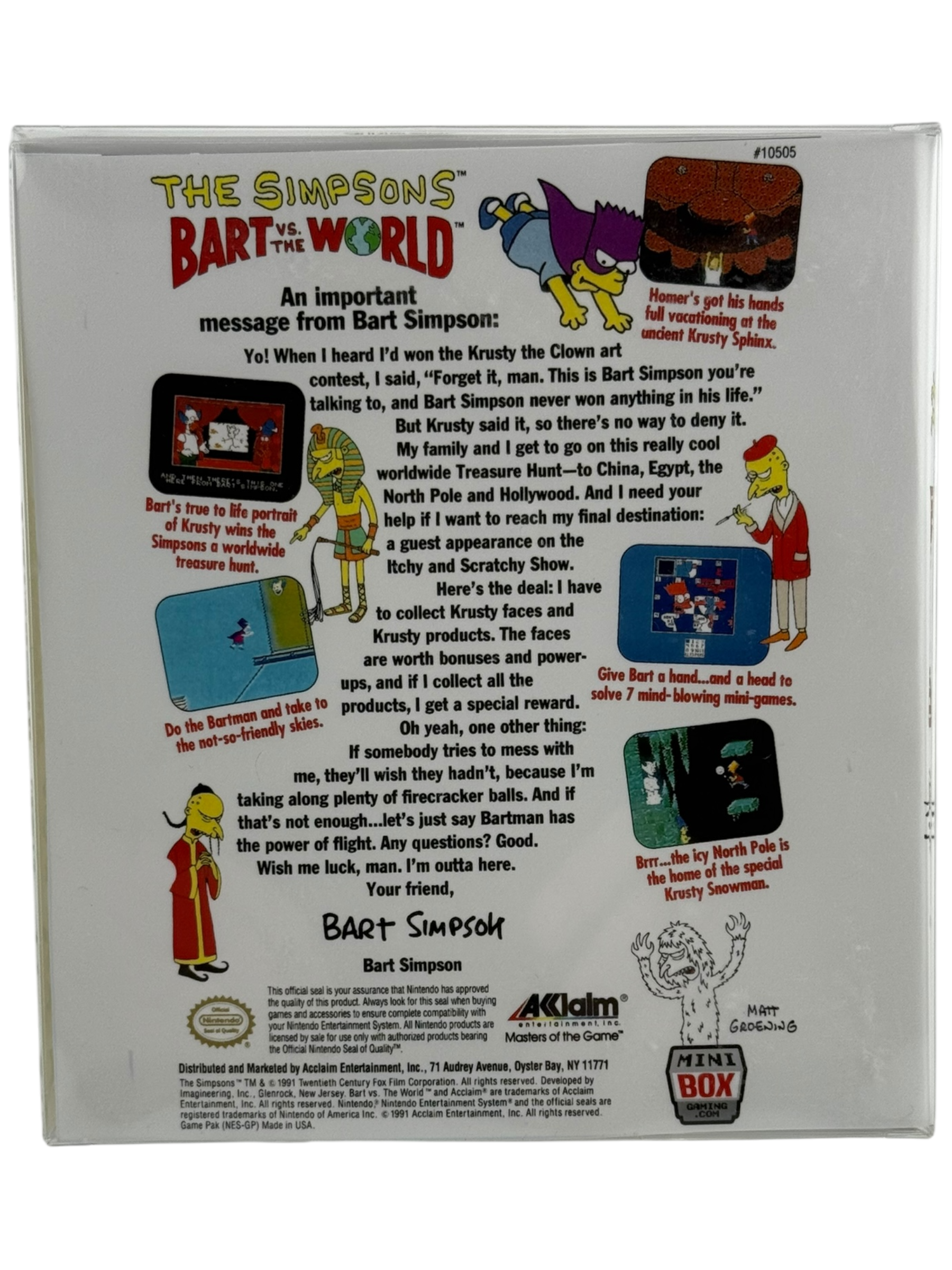 Bart Vs. The World [Mini Reproduction Box]