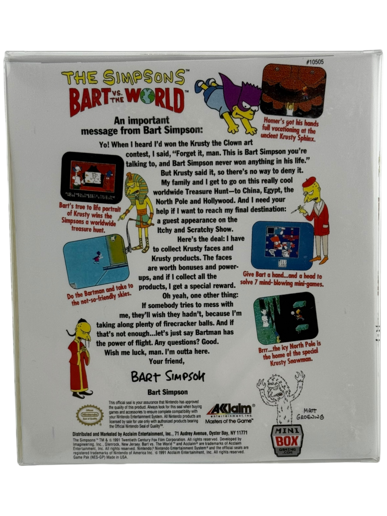 Bart Vs. The World [Mini Reproduction Box]