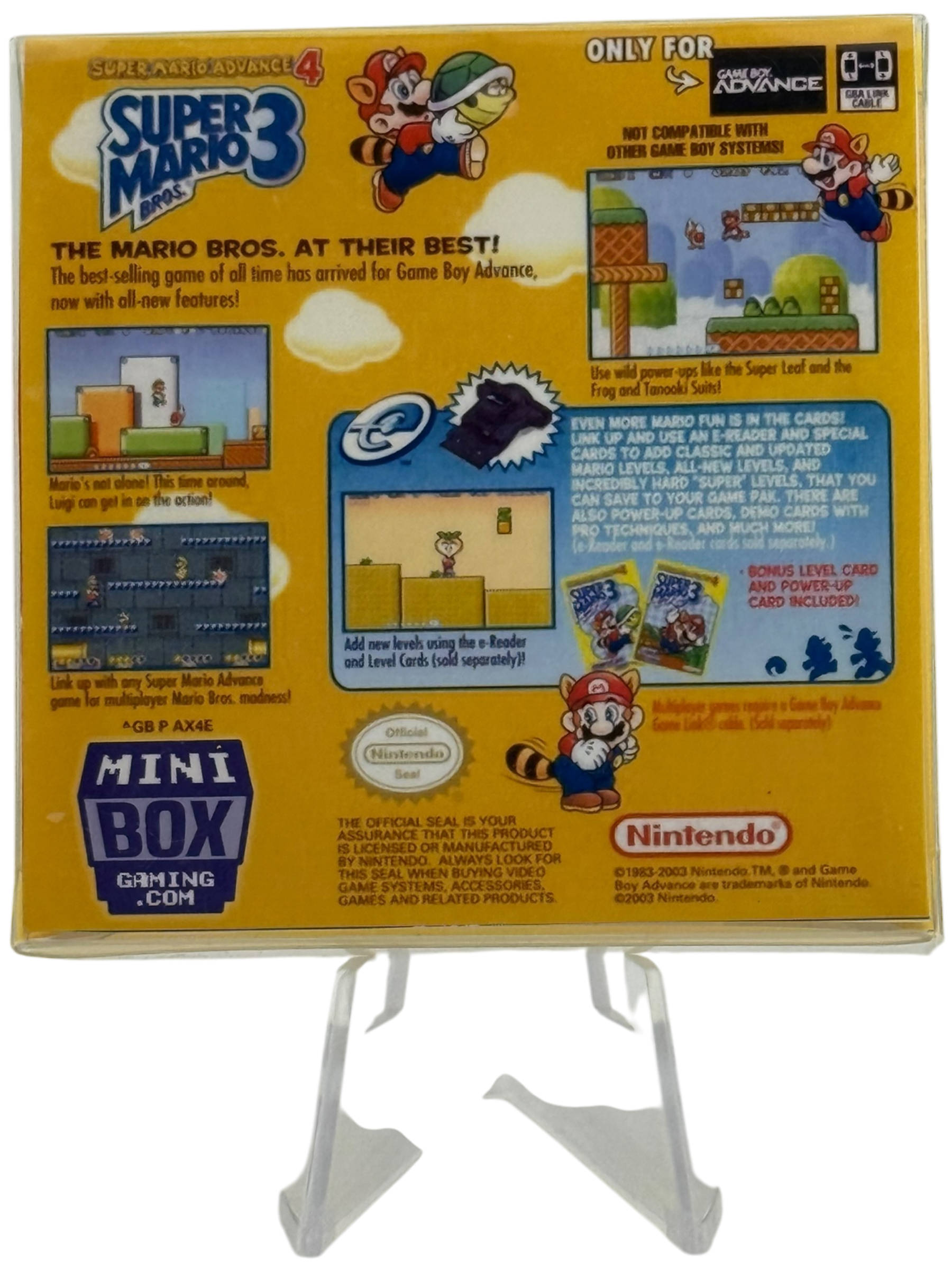 Super Mario Advance 4: Super Mario Bros. 3 [Mini Reproduction Box]