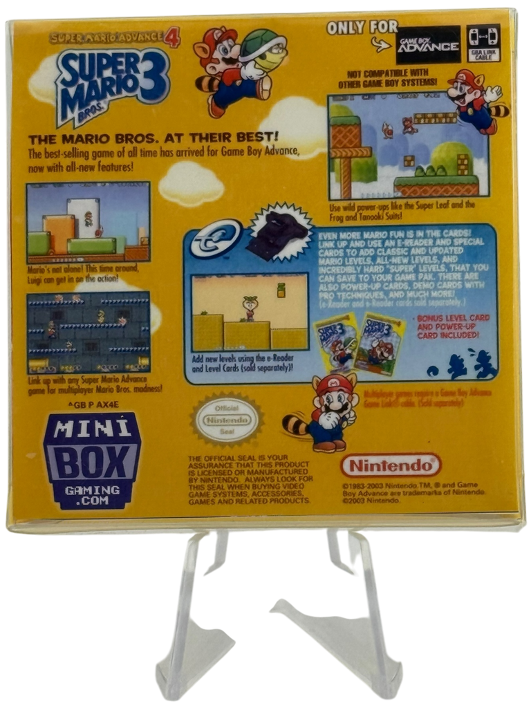 Super Mario Advance 4: Super Mario Bros. 3 [Mini Reproduction Box]