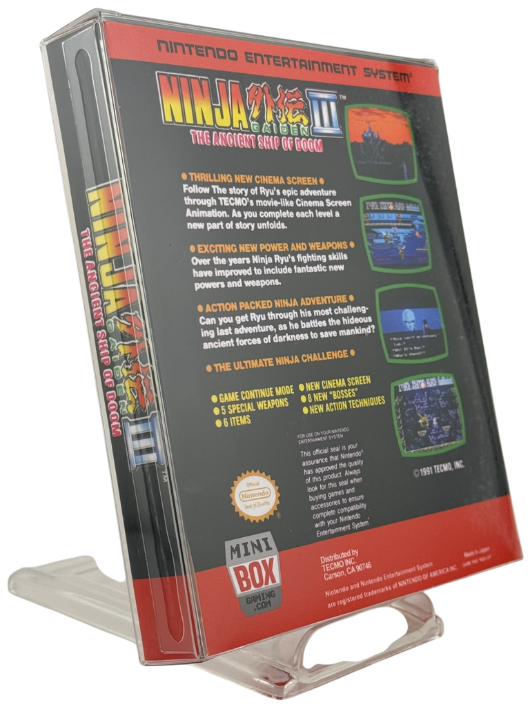 Ninja Gaiden III: The Ancient Ship of Doom [Mini Reproduction Box]