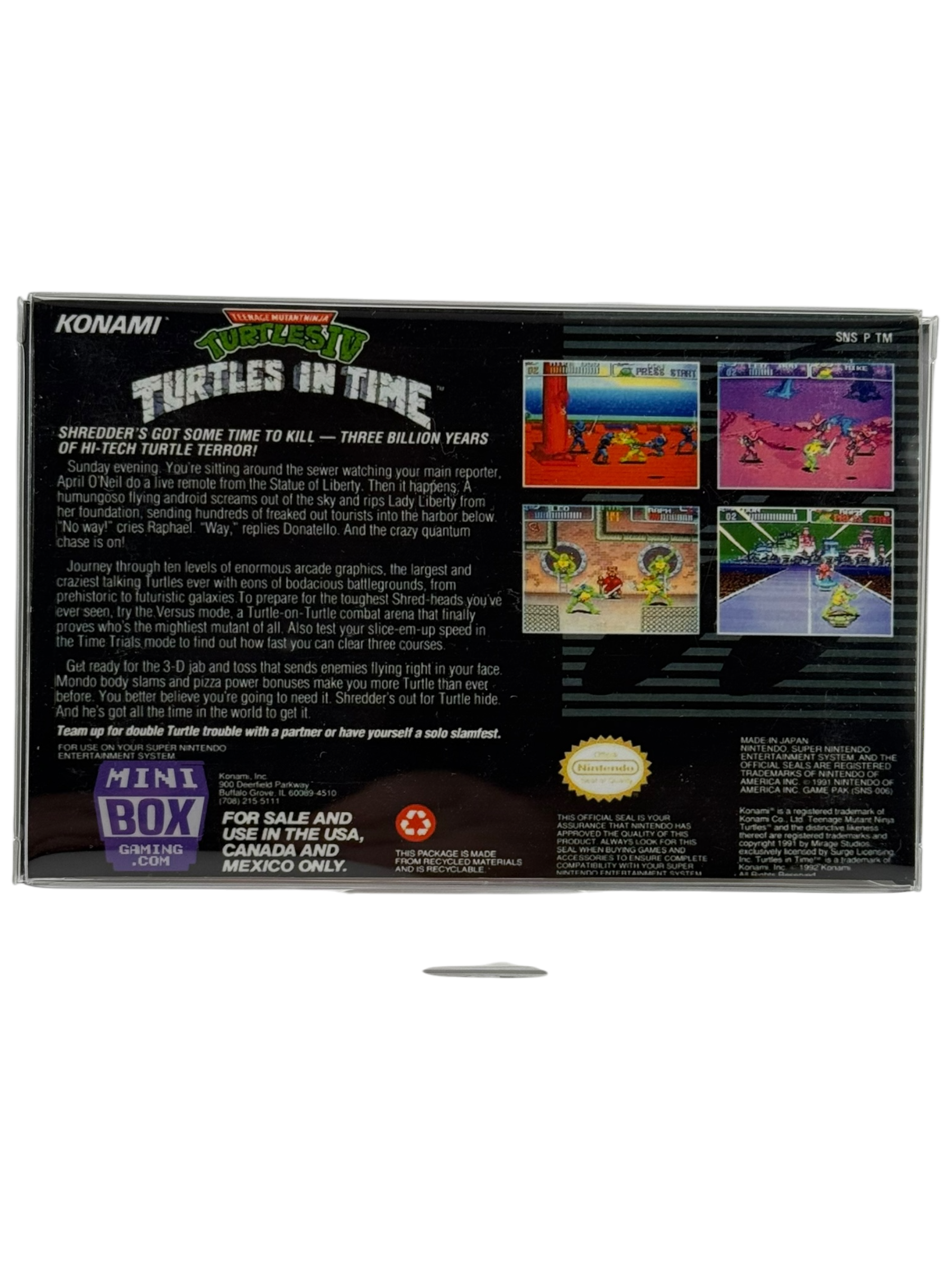 Teenage Mutant Ninja Turtles IV: Turtles in Time [Mini Reproduction Box]