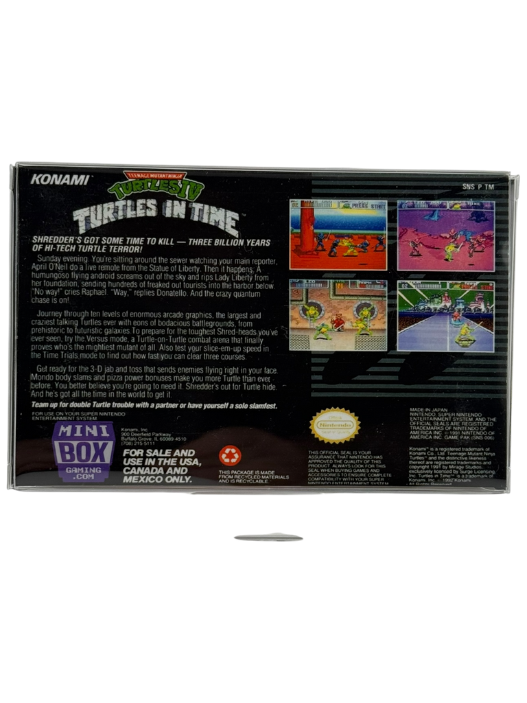 Teenage Mutant Ninja Turtles IV: Turtles in Time [Mini Reproduction Box]