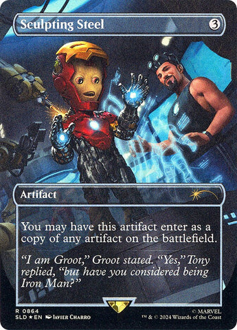 Sculpting Steel (Rainbow Foil)
