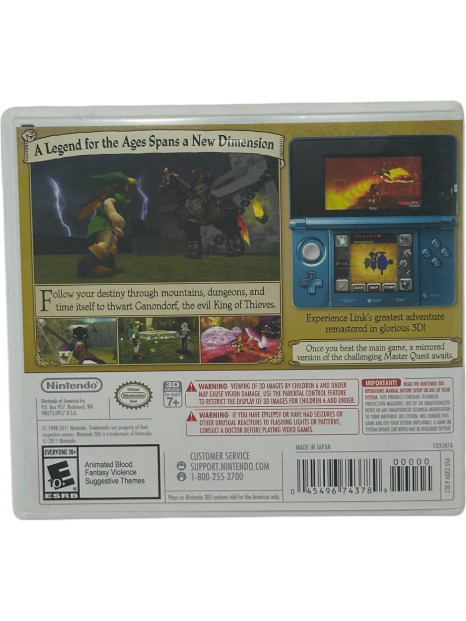 Zelda Ocarina Of Time 3D