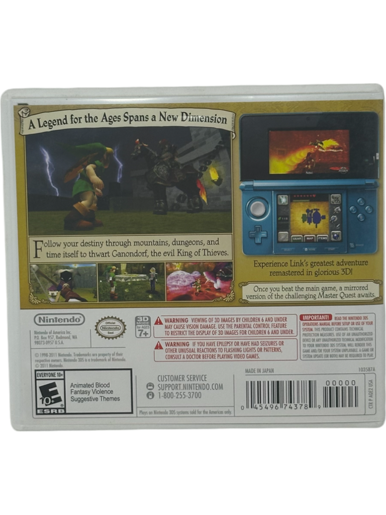 Zelda Ocarina Of Time 3D