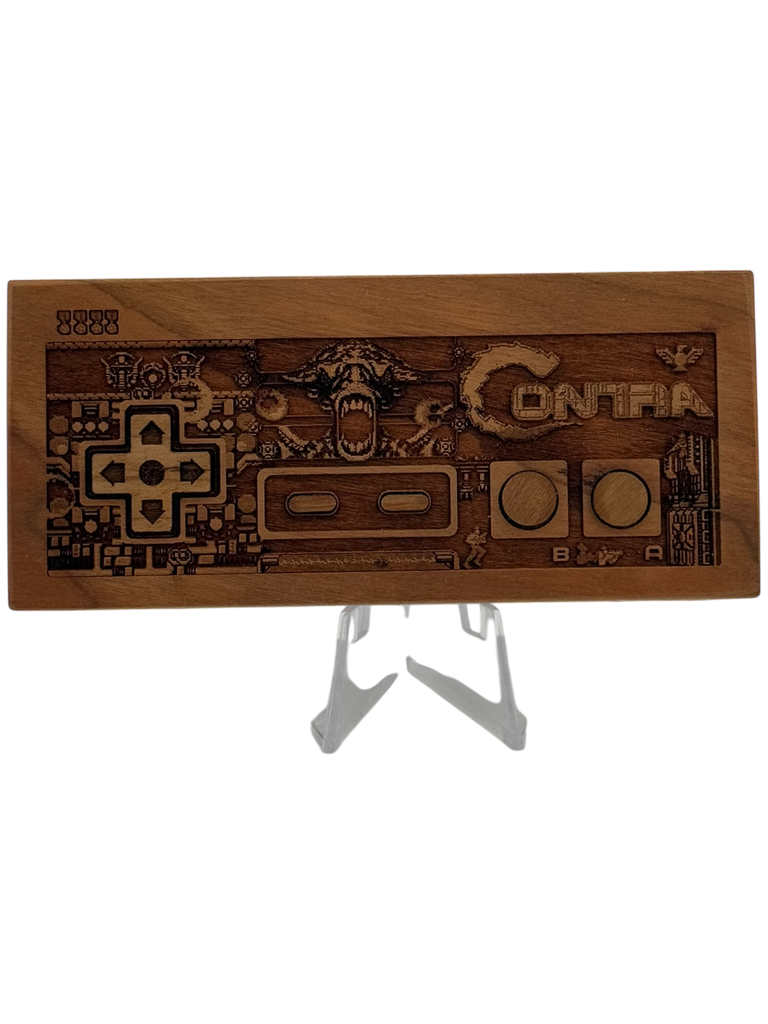 Contra - Wooden NES Controller [Spitfire Labs]