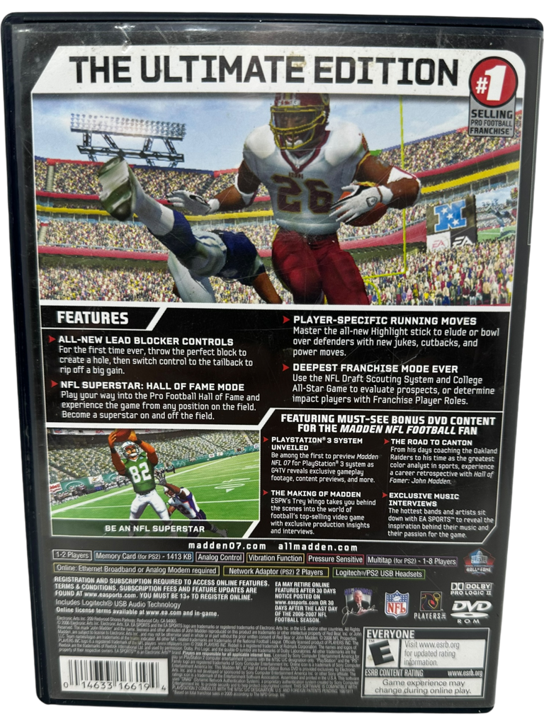 Madden 2007 [Hall of Fame Edition]