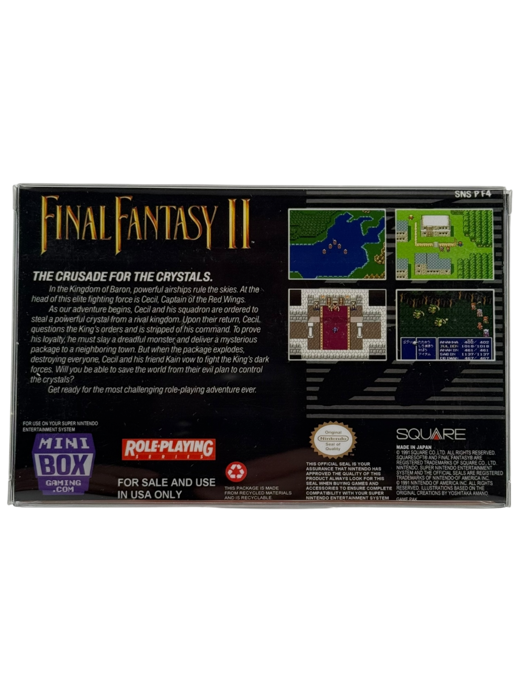 Final Fantasy II [Mini Reproduction Box]