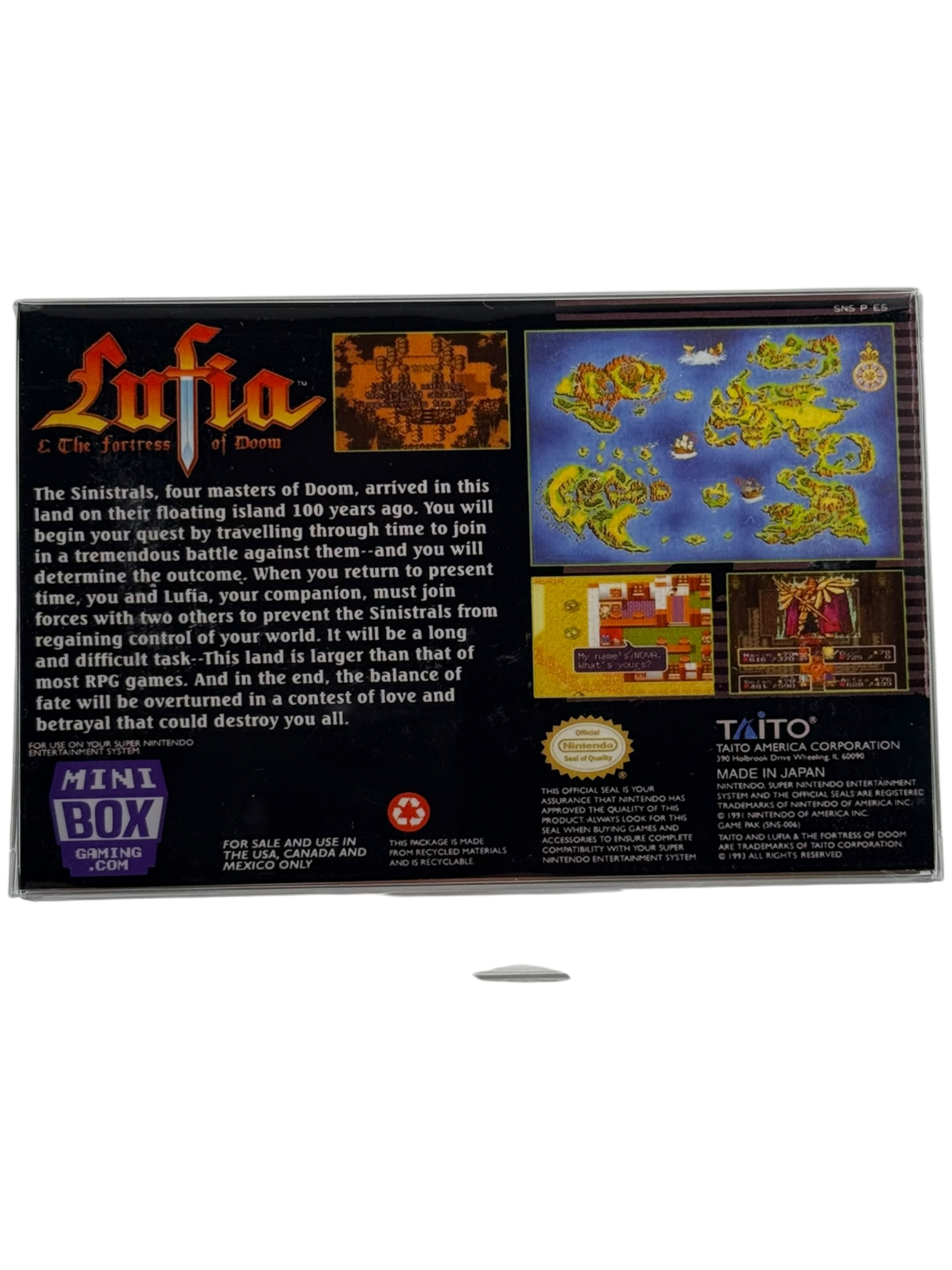 Lufia & The Fortress of Doom [Mini Reproduction Box]