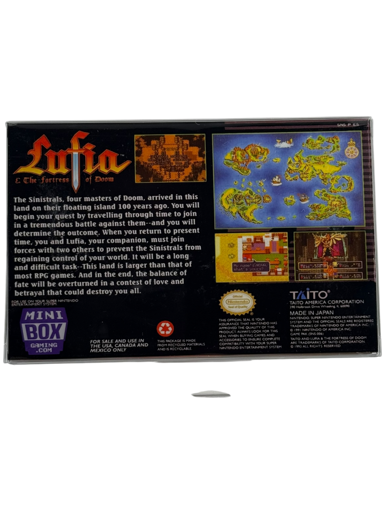 Lufia & The Fortress of Doom [Mini Reproduction Box]