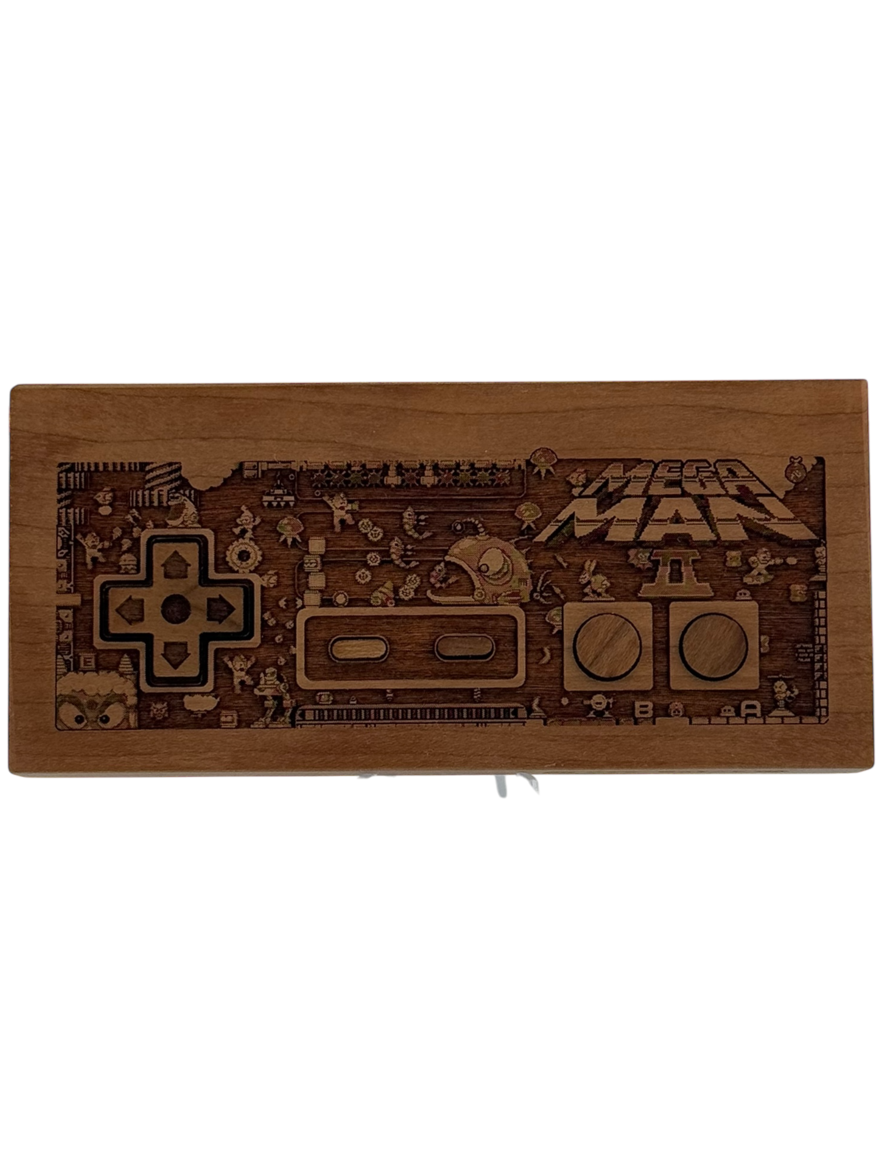 Mega Man II - Wooden NES Controller [Spitfire Labs]