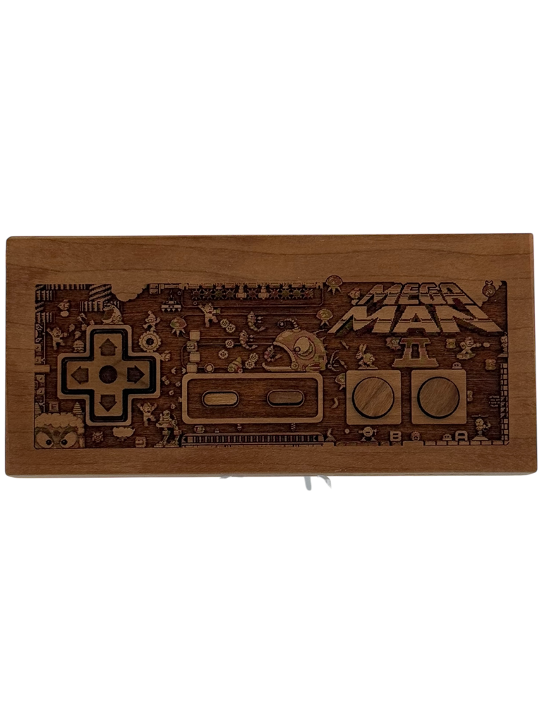 Mega Man II - Wooden NES Controller [Spitfire Labs]