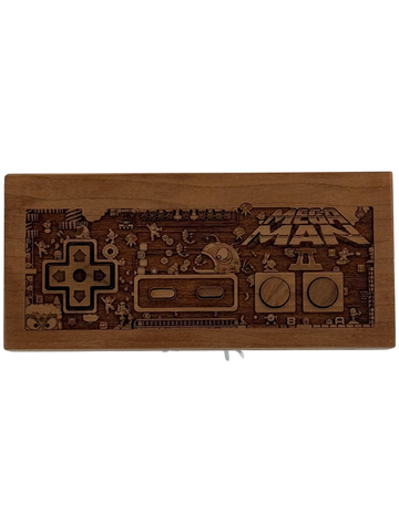 Mega Man II - Wooden NES Controller [Spitfire Labs]