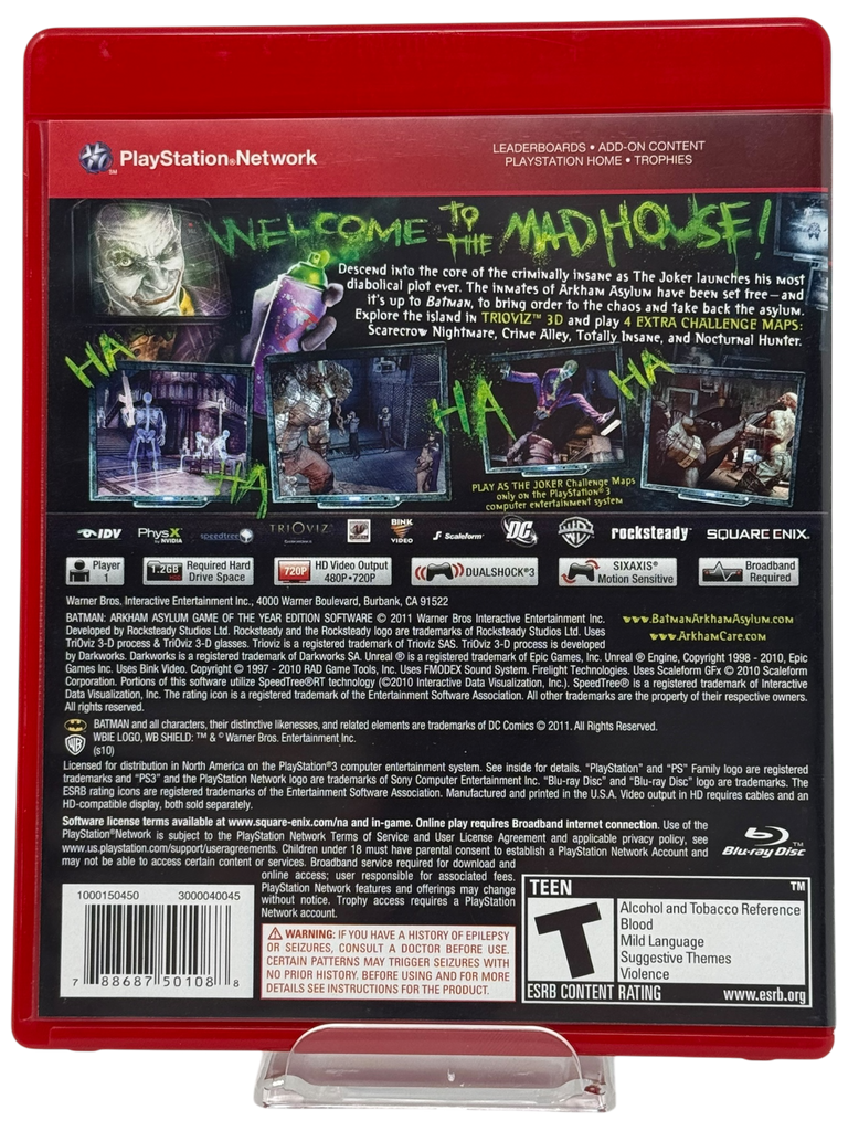 Batman: Arkham Asylum [Game of the Year]