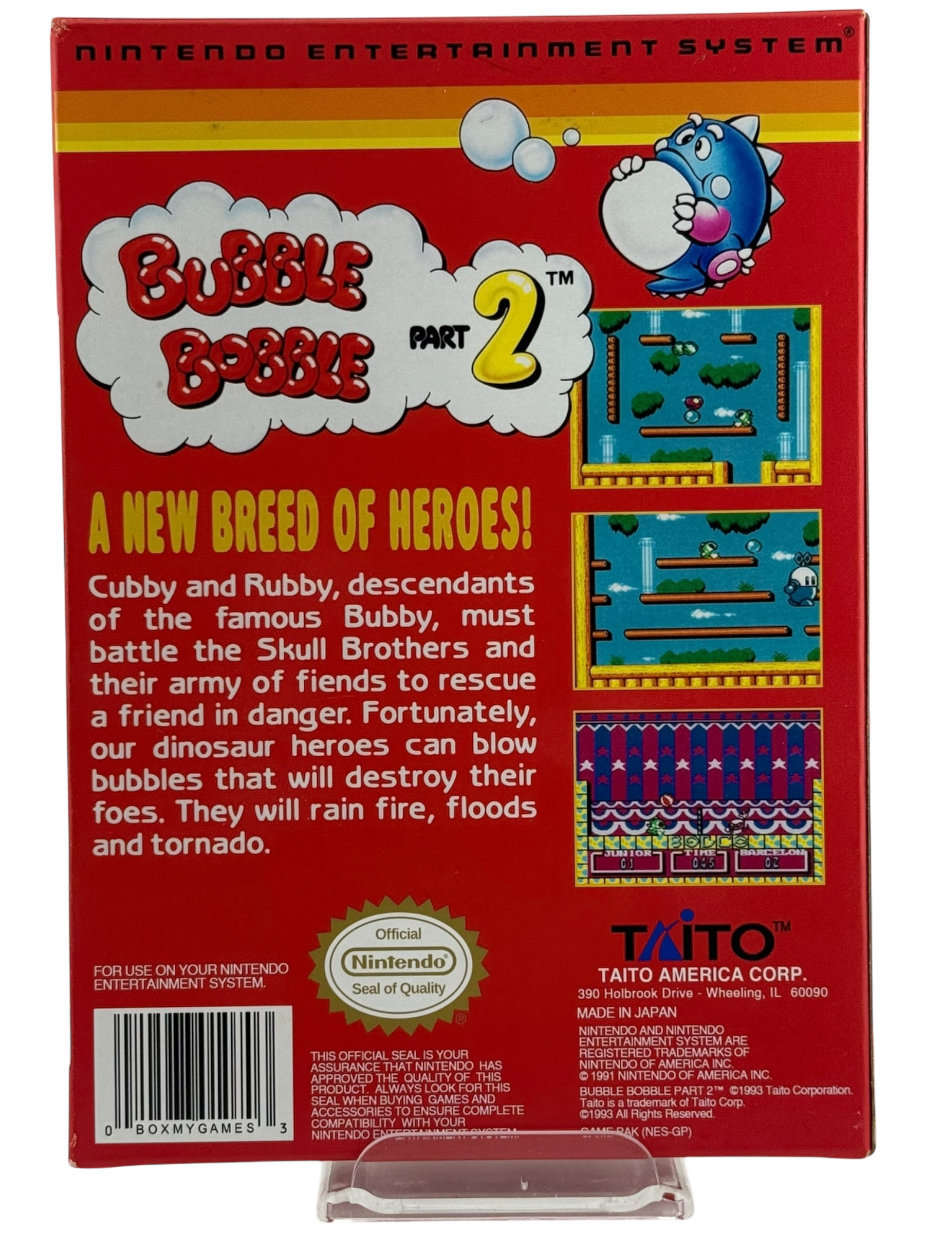 Bubble Bobble 2 [Game Box Replica]