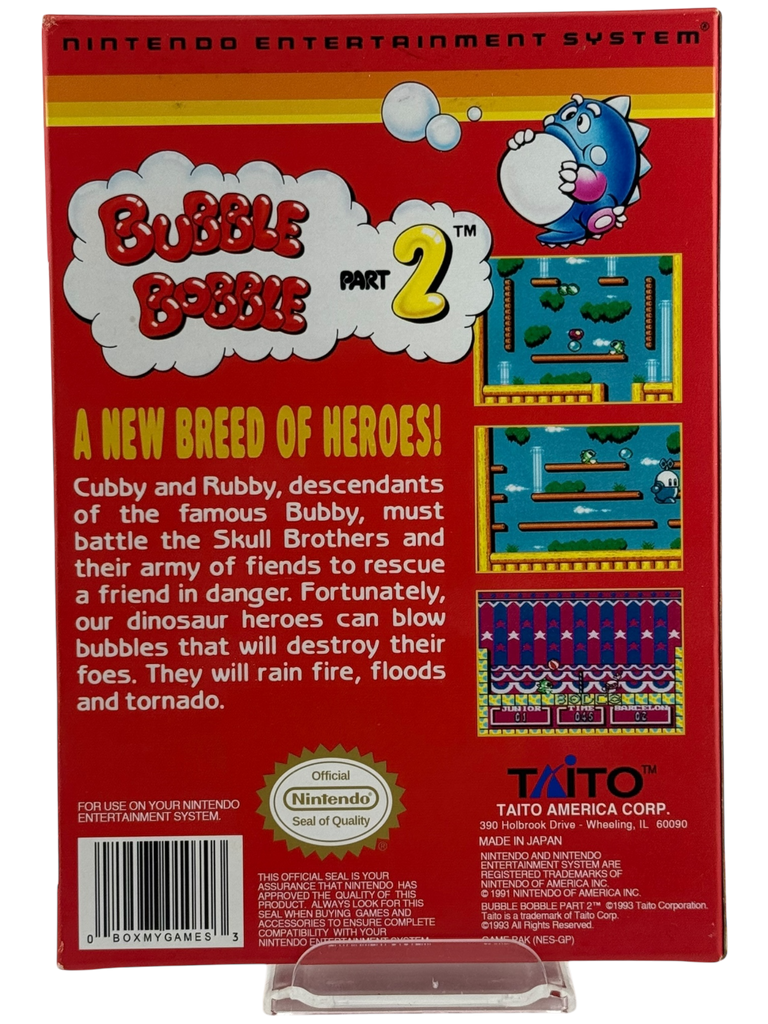 Bubble Bobble 2 [Game Box Replica]